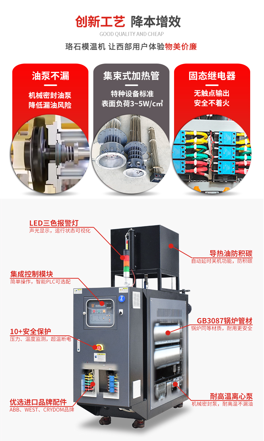 180℃標準油溫機優勢